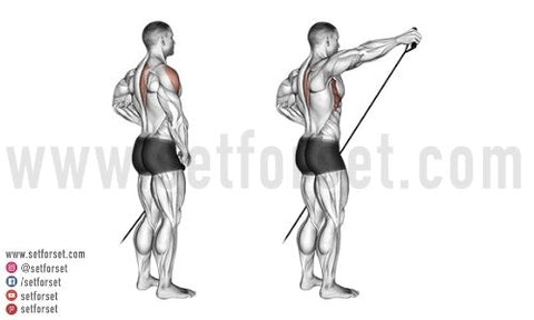 cable machine front delts