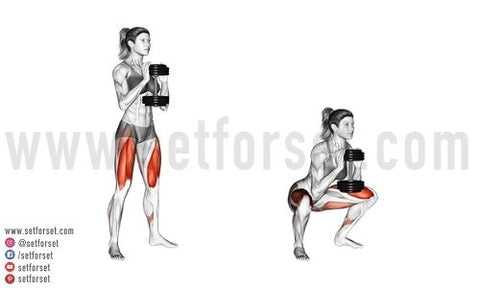 leg workouts with dumbbells