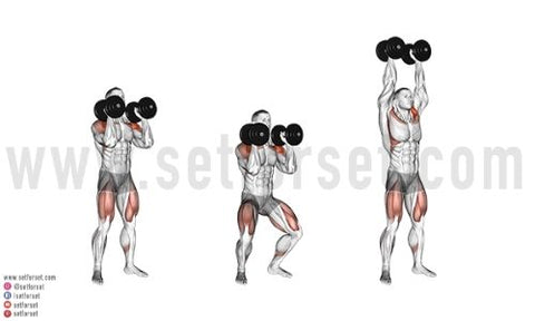 dumbbell push press