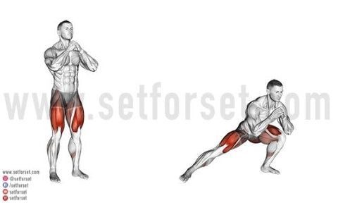 lunges for hamstrings