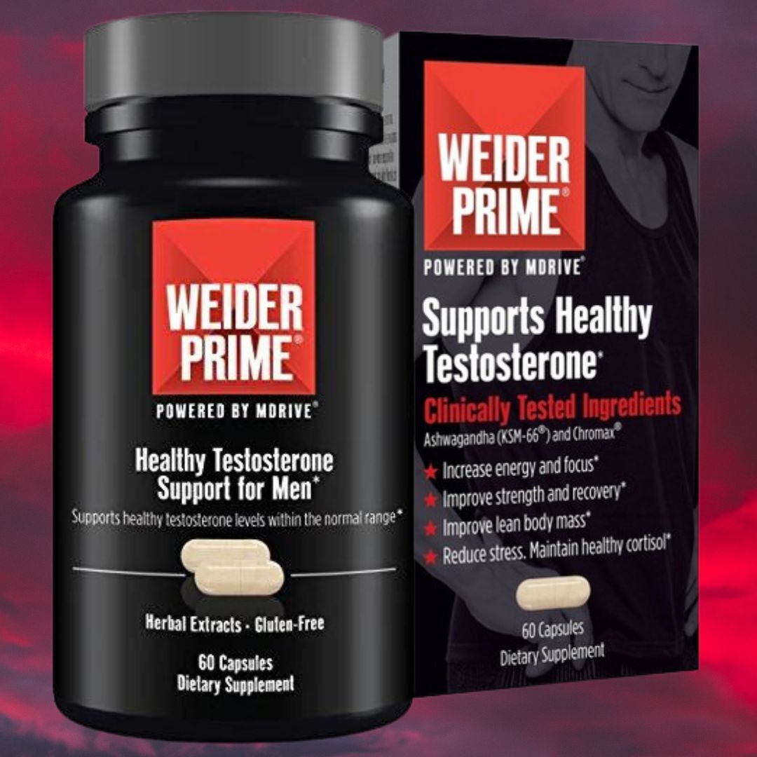 weider prime testosterone support